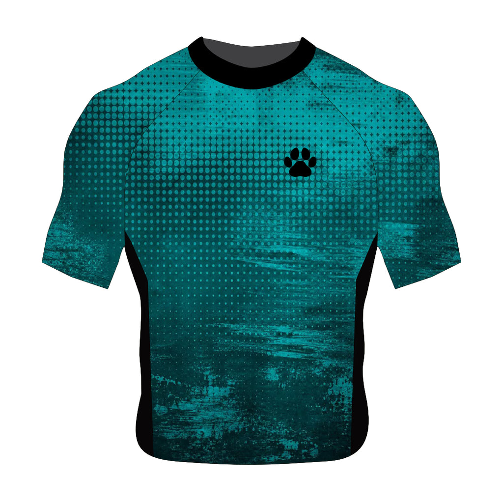 Blue Do Not Pet Rashguard
