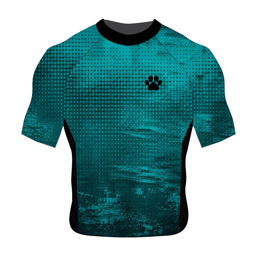 Blue Do Not Pet Rashguard