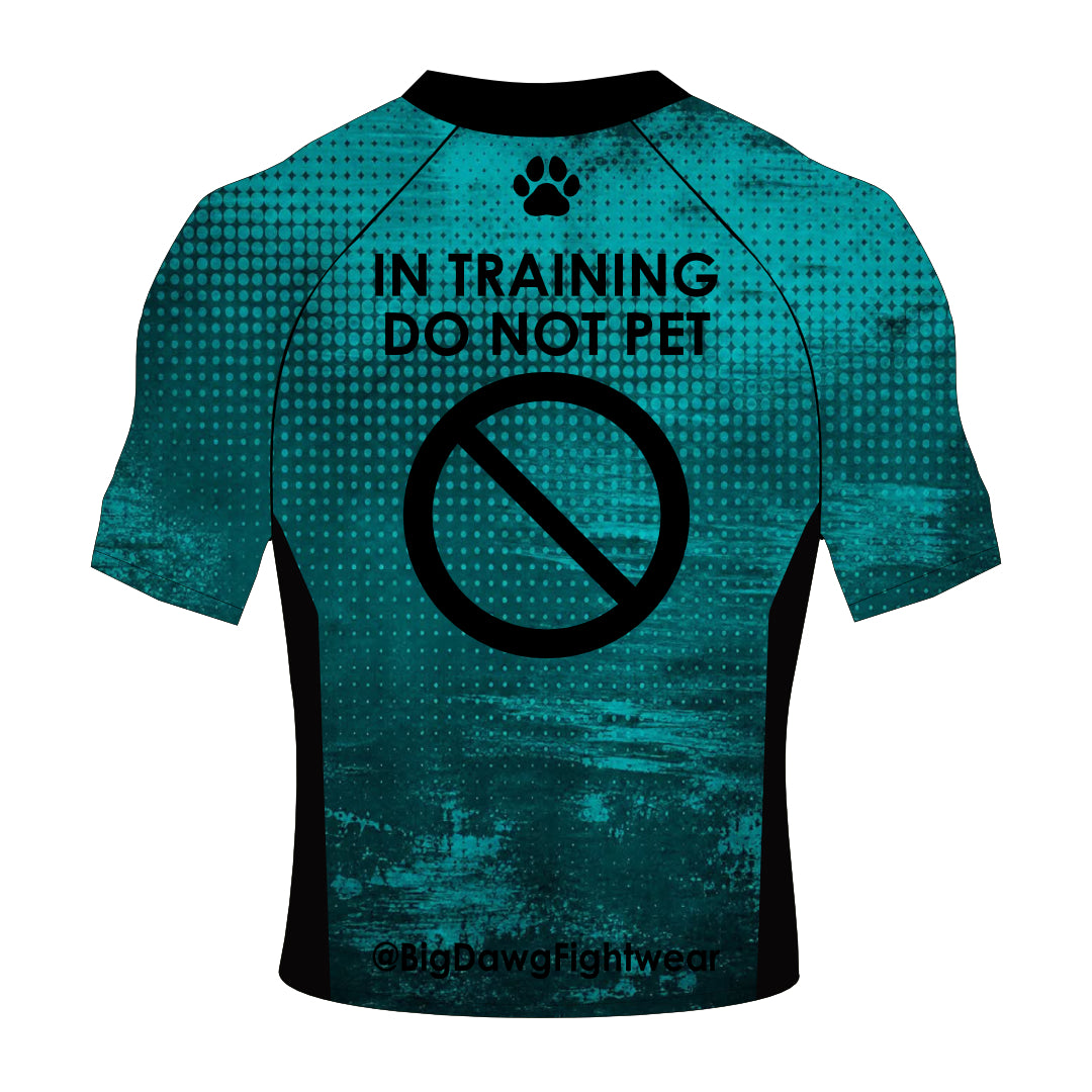 Blue Do Not Pet Rashguard
