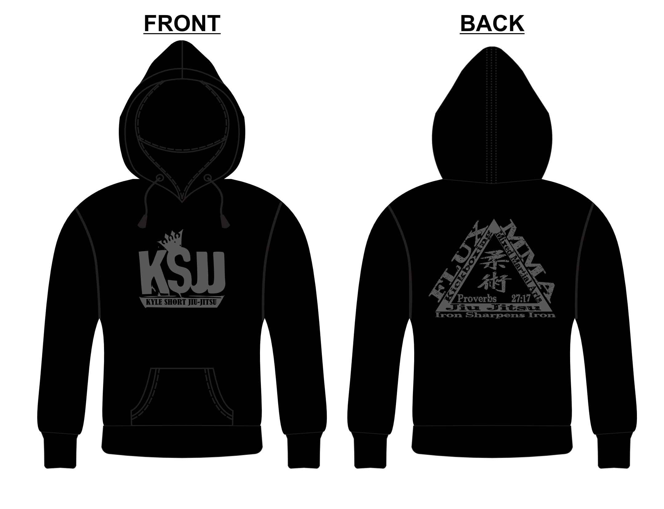 KSJJ Blackout Hoodie