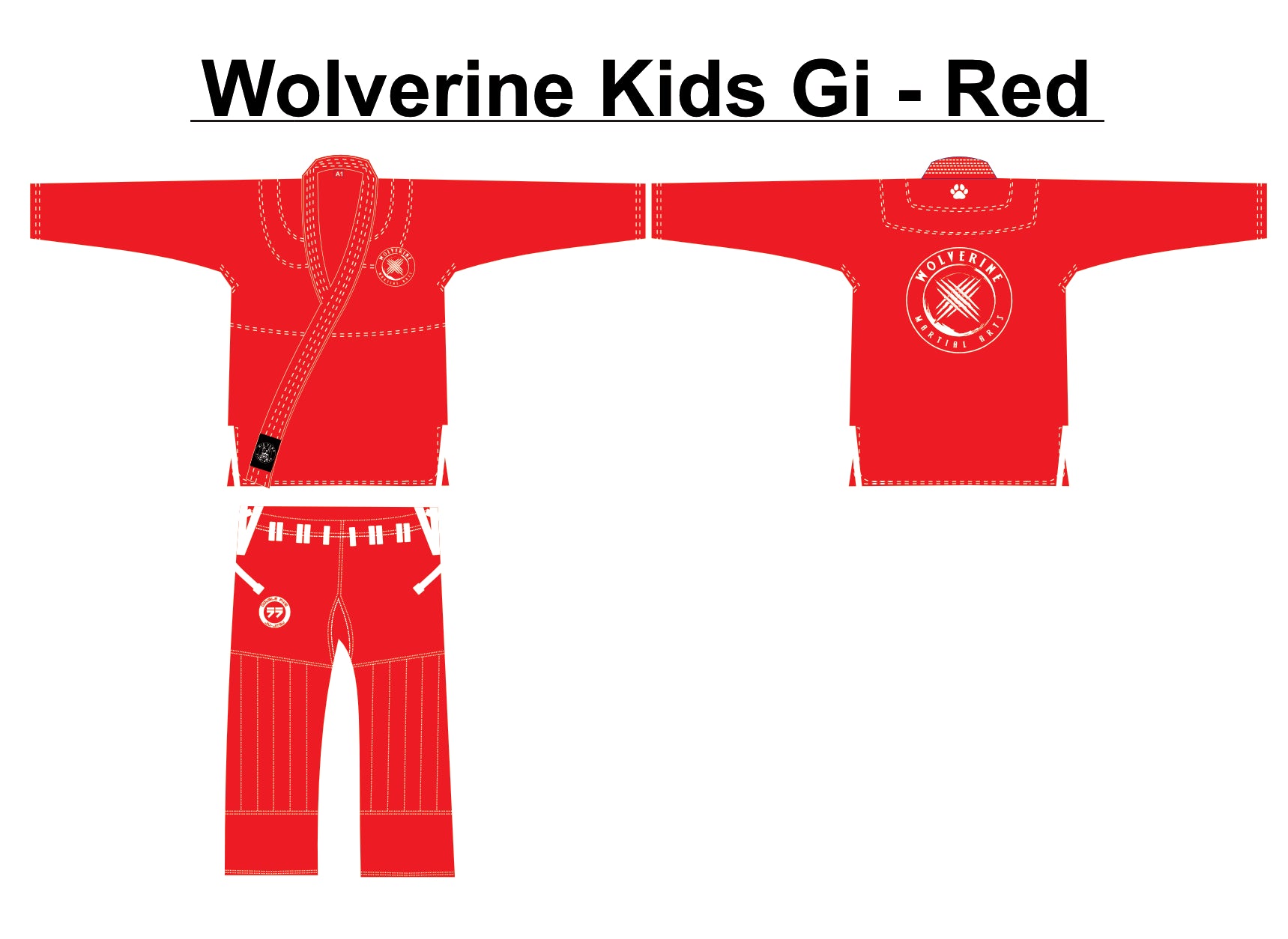 Wolverine Kids Gi Pre Order